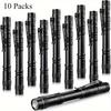 10pcs Mini Portable LED Pen Light Super Bright Master Holds Flashlight Pocket Flashlight Camping Outdoor Emergency Situations