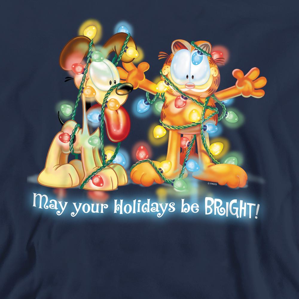 Garfield Unisex-Erwachsenen-Sweatshirt Bright Holidays