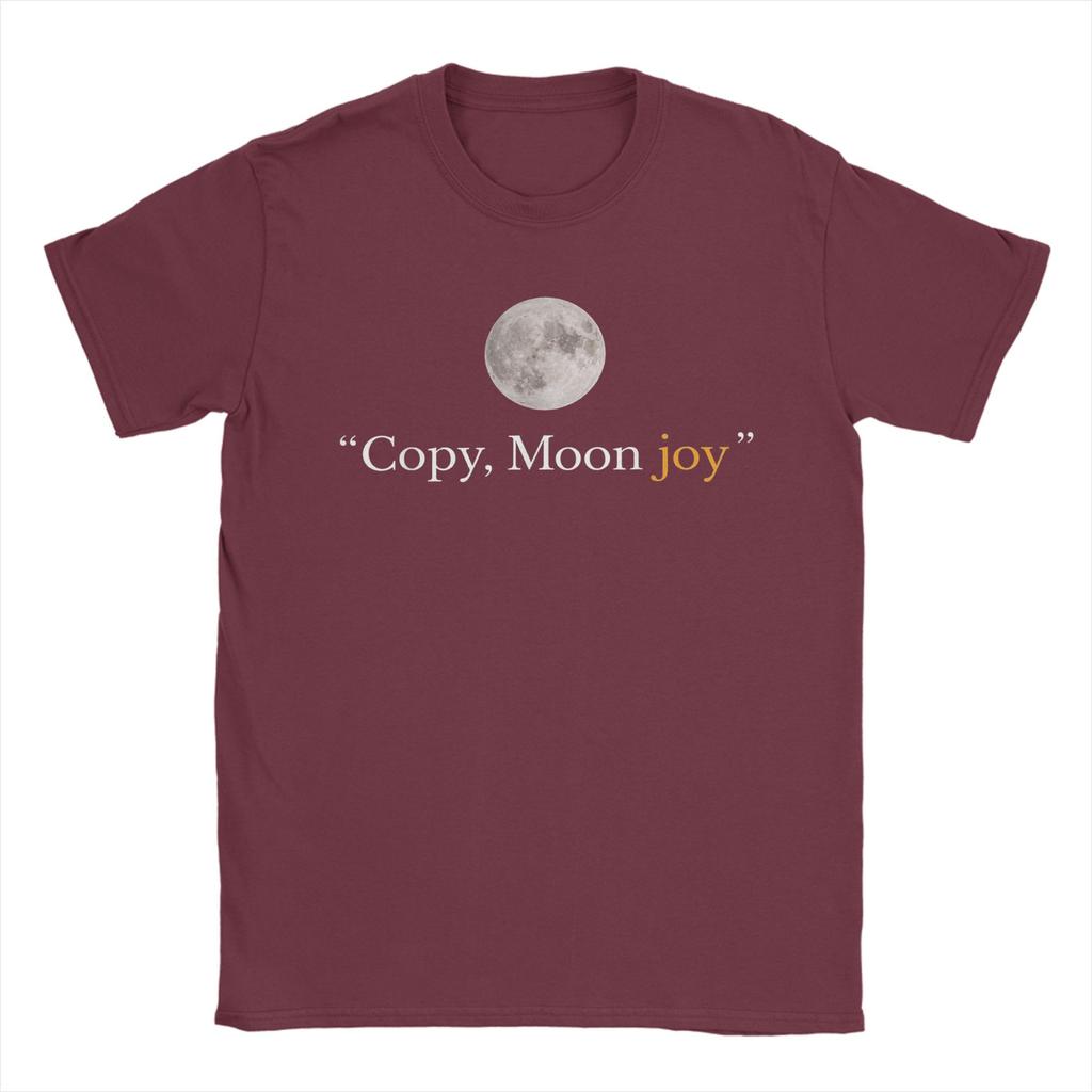 Unisexs TShirt Copy Moon Joy Funny Artemis Vintage Pure Cotton Tees Short Sleeve T Shirt Crew Neck Clothes Summer