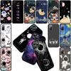 Phone Case Moon Astronaut Stars Art Casing for Apple iPhone 17 Air 12 13 Pro Max Mini ProMax XR 7 8 Plus X 7+ 8+ Funda Cover