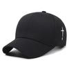 Spring And Autumn Side Embroidery Cross Baseball Cap Casual Versatile Sun Hat Outdoor Men'S And Women'S Sunscreen Hat