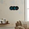 With Ambient LED Light Digital Wall Clock Multi-functional Alarm Clock  Desk Clock