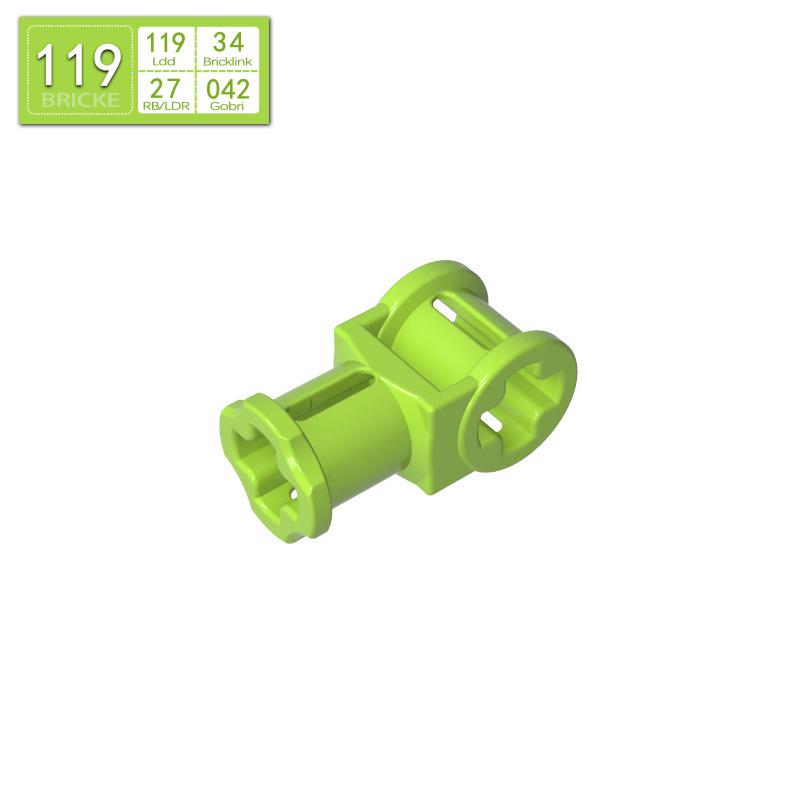 BRICKE Cross-Axle Connector Compatible with LEGO 32039 - DIY Building Block Parts 50g (approx. 170 pcs)