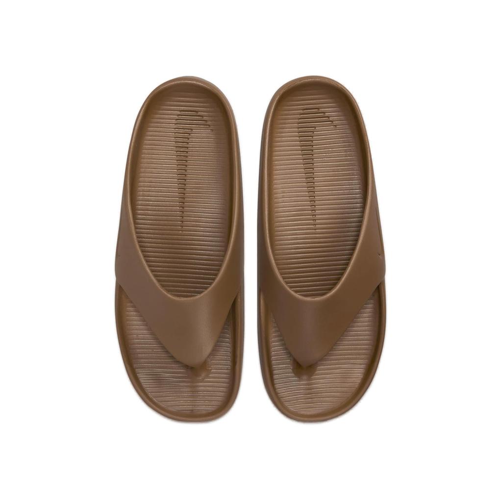 Nike Comfortable Versatile Anti-Slip Flip Flops Men Footwear Brown FD4119-201