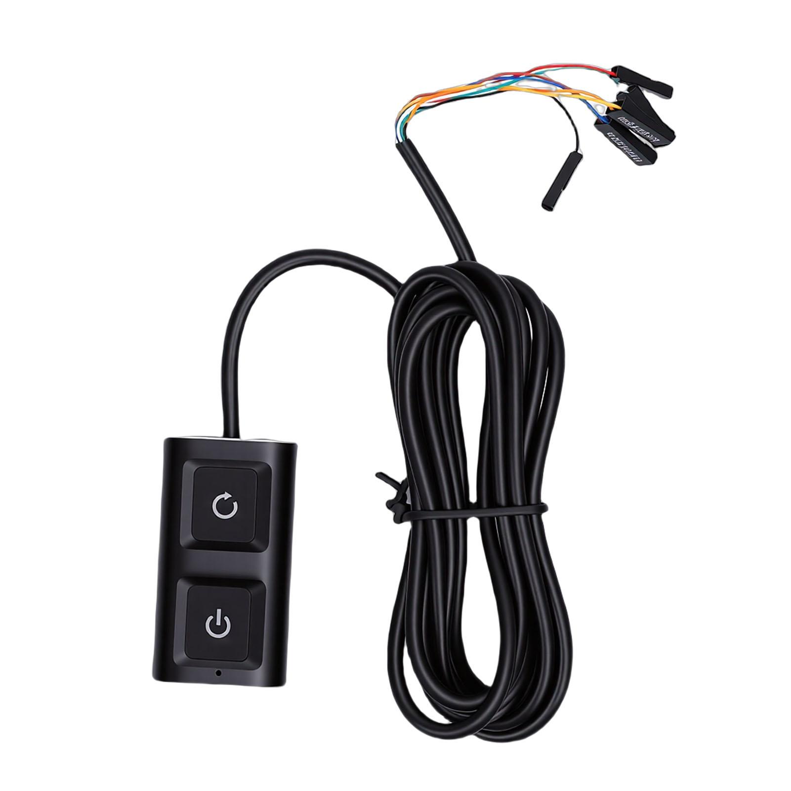 

Desktop Computer Power Switch External PC Power Button Extension Cable with On Off Reset Switch for Computer Motherboard