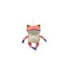 Shinada Global Mochi Series Carryable Pink Frog Plush Toy Mini 7x5x14cm Animal MOKR-0088P