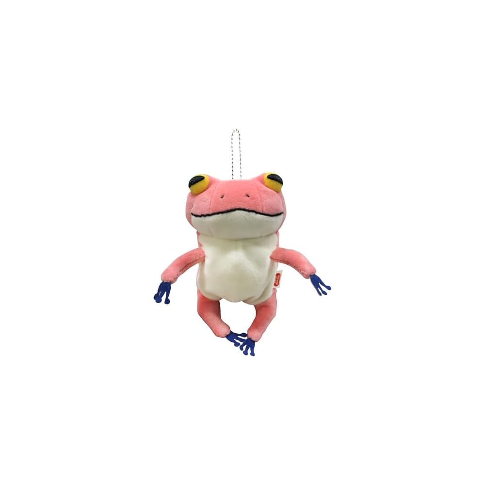 

Shinada Global Mochi Series Carryable Pink Frog Plush Toy Mini 7x5x14cm Animal MOKR-0088P