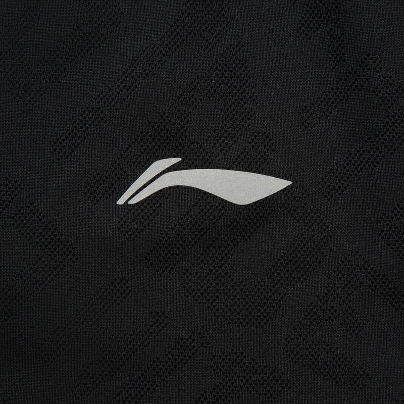 Li-Ning Breathable Cool Running Short Sleeve T-Shirt Women tops Black ATSV314-5