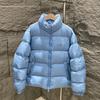 Cabinet quality! The new M family male and female couples thickened loose stand-up collar feather bread clothes white duck down