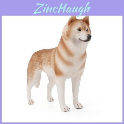 Pvc Husky Dog Model Collectible Figurine For Home Decor And Gift