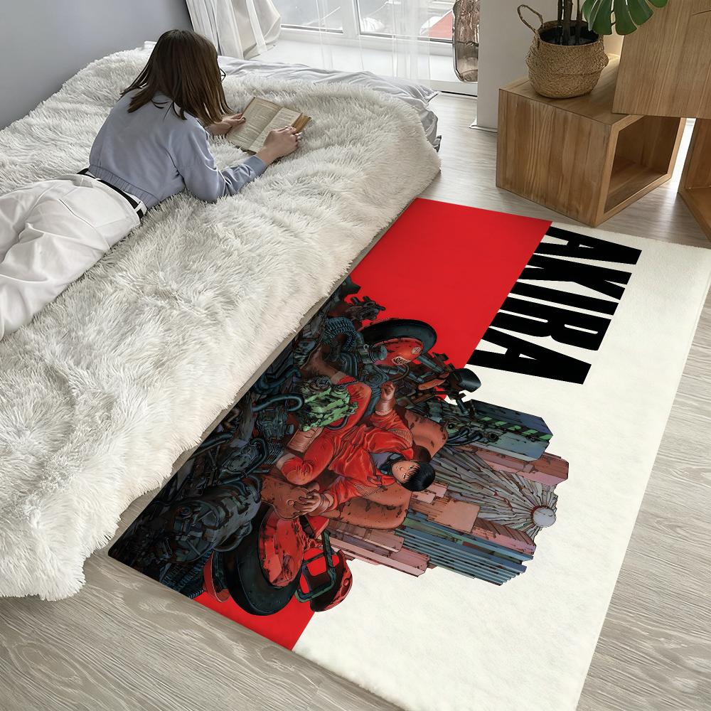 Young Magazine A-AKIRA Floor Mat Soft Thickened Absorbent Non-Slip Bedroom Living Room Door Mat Home Decor Flannel Rugs