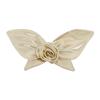 Women 3D Bowknot Flower Brooch Detachable Pre-Tied Bow Tie Lapel Pin Collar Neck Clips Wedding Party Bowtie Corsage
