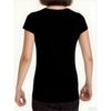 European Size Women'S Short Sleeve T-Shirt - Black T-Shirt with In January Happy Birthday Printed Design, Casual Round Neck, All-Season Fashion Top