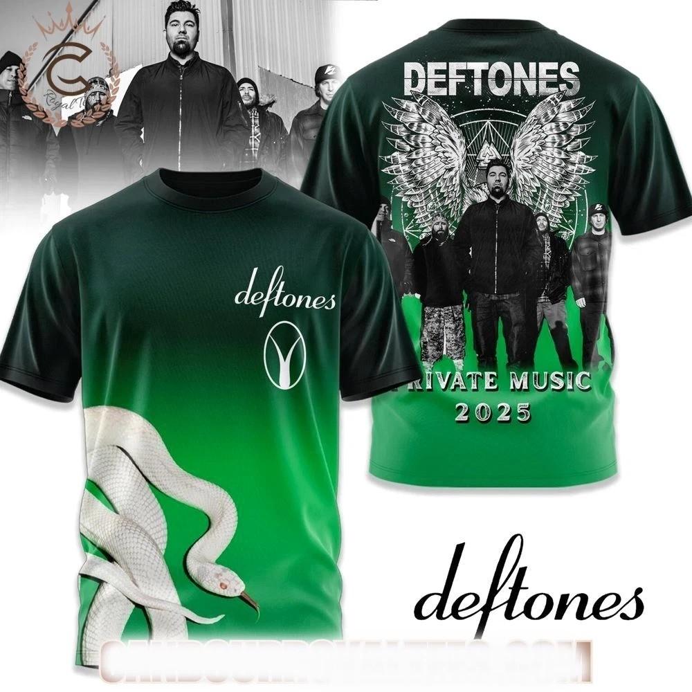Deftones Private Music 2026 3D T-Shirt S-5XL AOP T-Shirt XL