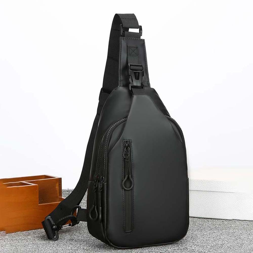 Anti-splash Water Men's Chest Bag Adjustable Strap Sports Walking Bag Outdoor Waist Bag Boys