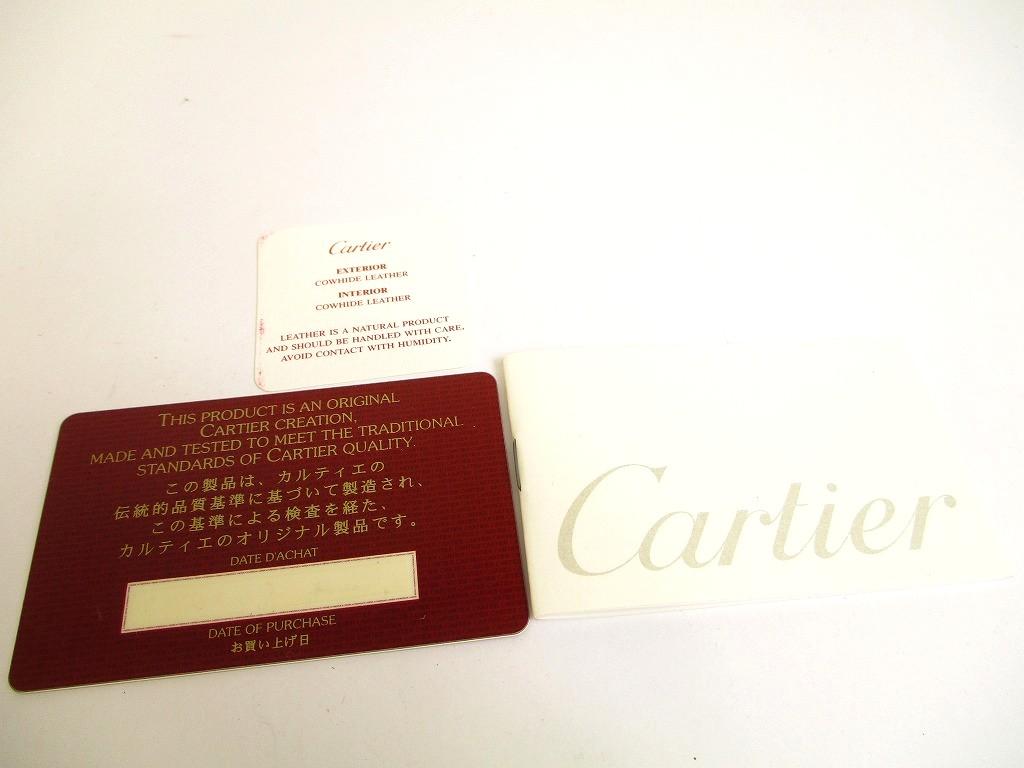 Authentic Cartier Pasha de Cartier Black Leather Silver H/W Bifold Bill Wallet #a814  Refurbished