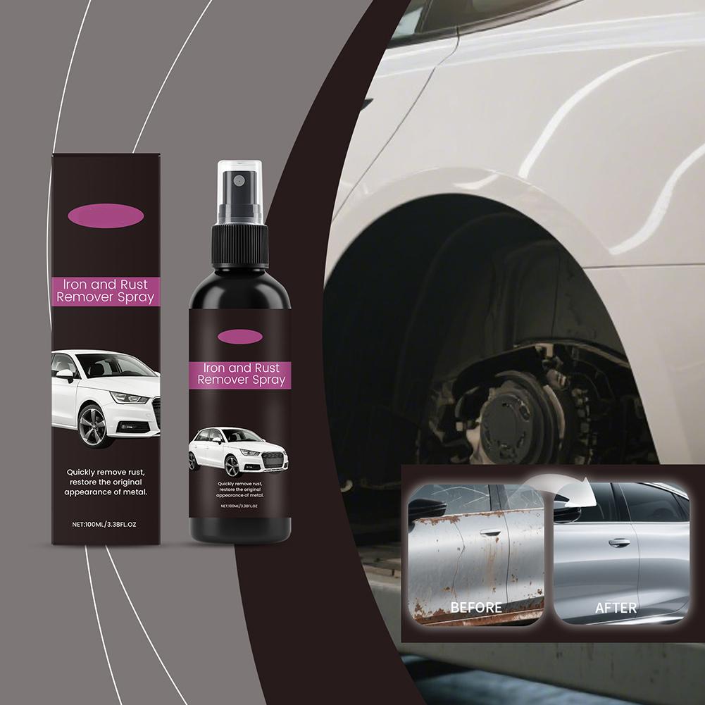 100ML Car Rust Remover White Car Yellow Spot Remover Rust Car Remover Iron Cleaner Professional Care Remover Powder Agent S1L6 A