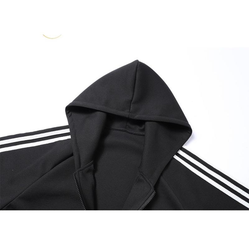 Men's Spring Autumn Tracksuit Hoodies and Sweatpants 2pcs Set Casual Zip-up Sportswear Male Outfits