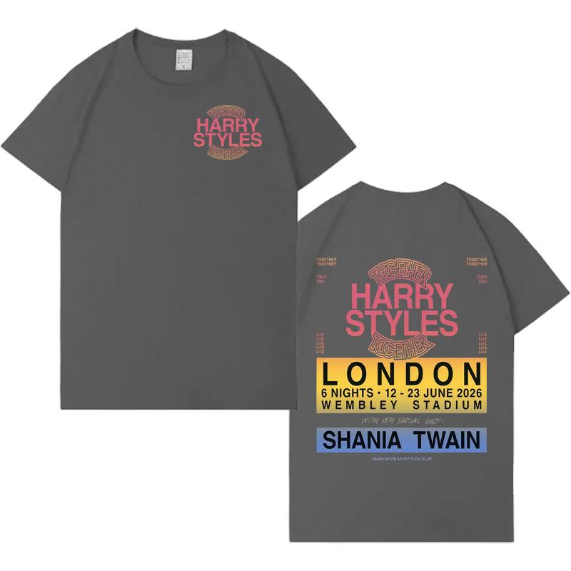 Camisetas Tour 2026 de Harry Styles Estética Hip Hop Camiseta para Hombre Mujer Harajuku Oversize Casual Adolescentes Camisetas