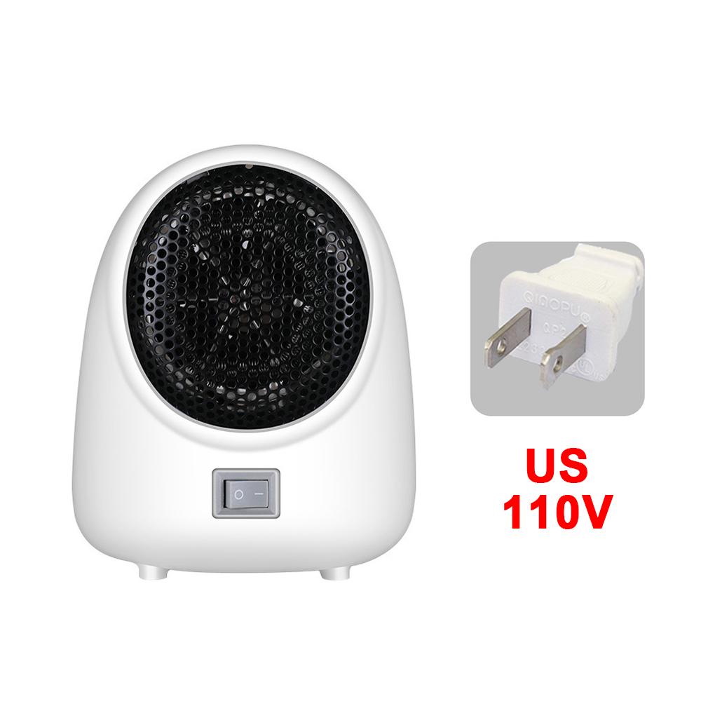 400W Mini Electric Heater 2-speed 3S Quick Heating Home Electric Heater 220V/110V Hot Fan Heater Overheating Protection Air Heat