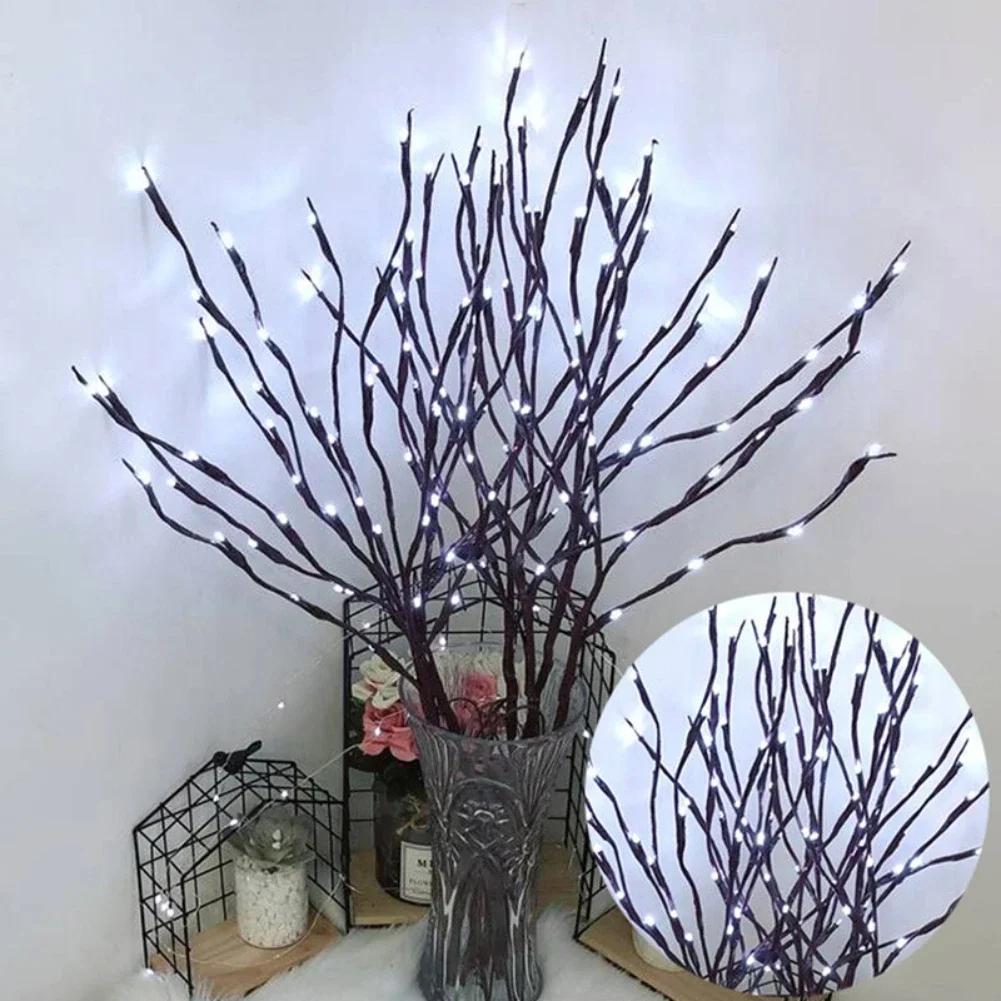 

20LED Artificial Tree Branches Lights Battery Powered Fake Branches Lamp for Desktop Nordic Wedding Valentine s Day Decorative