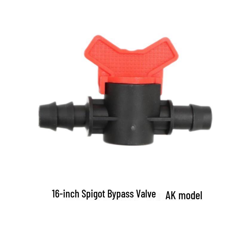 PE Pipe Direct Valve for Gardening and Greenhouses - Large and Small Opening Bypass Valve