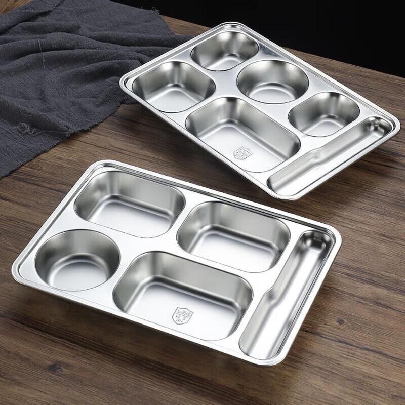 ZLIII 316 Stainless Steel Divided Lunch Tray