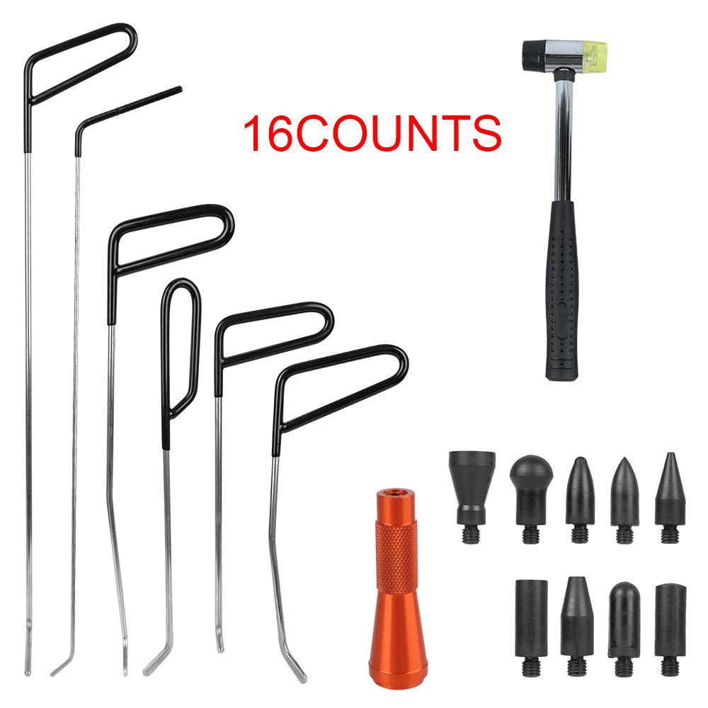 

Крючки Стержень Молоток Автомобильный Инструмент для Обслуживания Вмятина Двери Вмятина Град Исправление Безболезненные Инструменты Профессиональный Автомобильный Беспокрасочный Удаление Вмятин 16 pcs