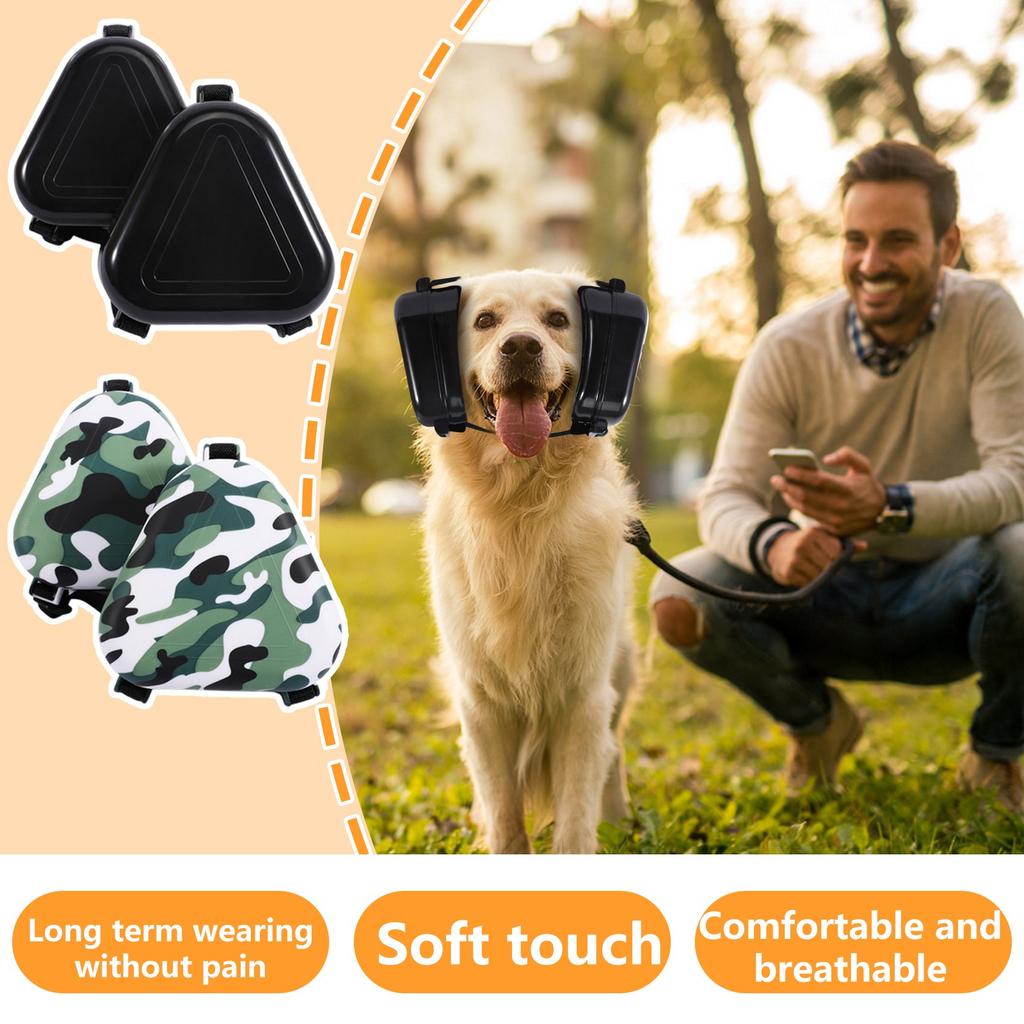 Dog Headphones - Dog Earmuffs, Noise Reduction, Noise Reduction, Anxiety Relief, Suitable For Fireworks