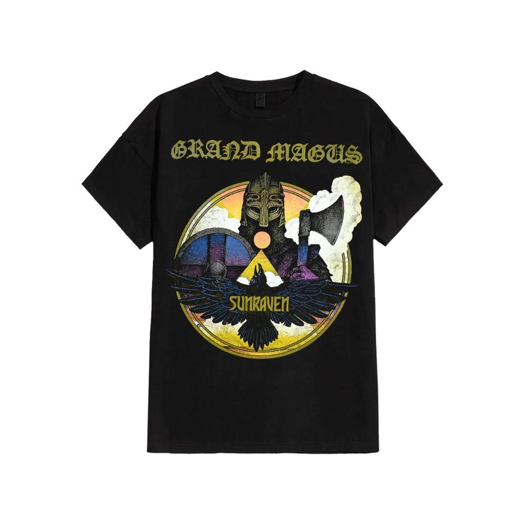 Swedish Band Grand Magus T-shirt Heavy Metal Doom Metal Tee Men Women Oversized Y2k Short Sleeves Cotton Soft Female Male Clothing