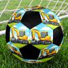 Excavator Theme Size 5 Soccer Ball, Suitable for Both Indoor and Outdoor Matches, a Gift Suitable for Everyone.