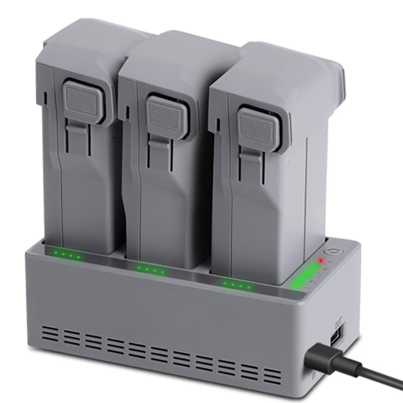 Drones Battery Chargers with Safety Circuitry for Mini 5Pro/4Pro/3Pro/3 Batteries Fast Charging Hub Heat Dissipation