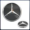 Naklejka Samochodowa 2025 Gorąca Do Mercedes Benz Do Mercedes Benz Srebrna I Czarna Grill Przedni Najnowsze Emblematy Stylu 3D W176 W246 W205 W21