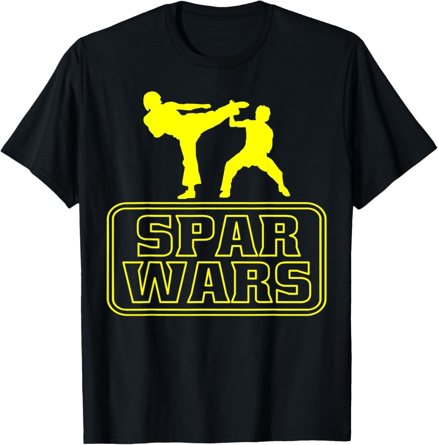 Spar Wars Martial Arts Cool Taekwondo Funny Gift Unisex T-Shirt S