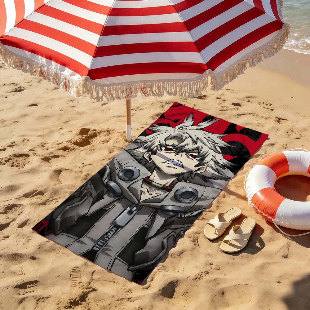 Klassisch heiß Anime Manga cool G-Gachiakuta Handtuch weich Strandhandtücher Reise schwimmen Pool Badehandtuch Fitnessstudio Spa Heim Dekoration Geschenk Urlaub