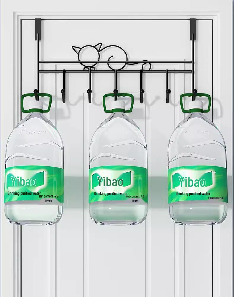 Katze & Wolke Herzförmiger Spurloser Über-Tür-Hakenständer