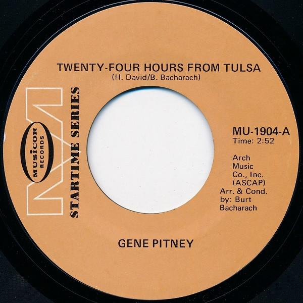 

7inch Record GENE PITNEY TwentyFour Hours From Tulsa Mecc MU1904 Musicor Records US Pop Used