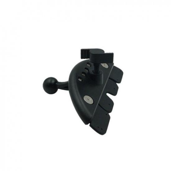 Car CD Slot Mount Phone Holder 17mm Ball Head Base Black for Phone GPS Bracket