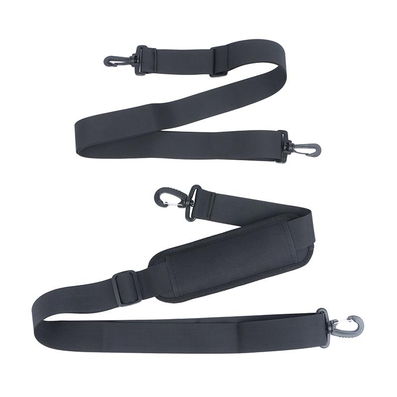 Adjustable Heavy Duty Nylon Bag Strap Black Universal Shoulder Belt for Duffle Bag Gym Outdoor Sports Activities