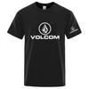 Volcom 2025 New Unisexs Quick Dry Ordinary Designer Thin Short Sleeve Sport T Shirt Fitness Breathable Versatile Tops