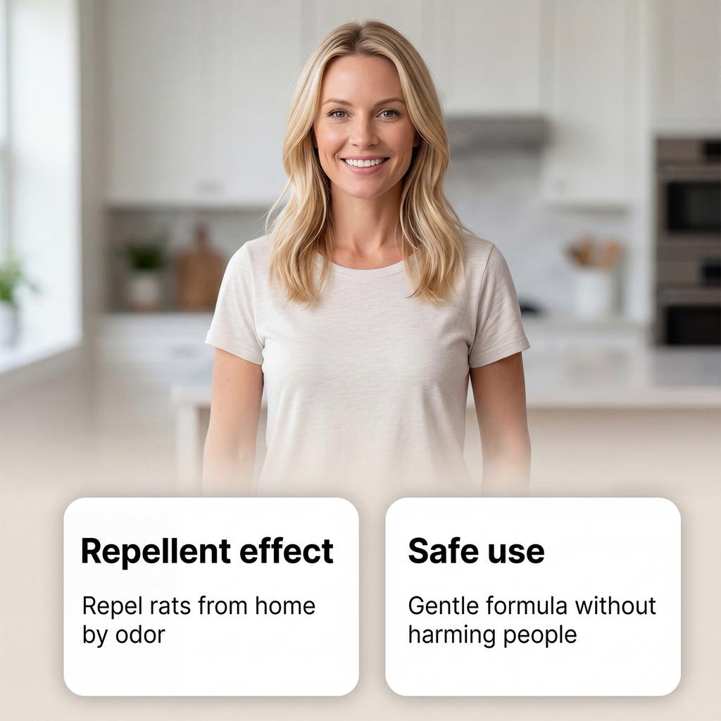 Rat Repellent Spray 100ml Suitable for Homes and Warehouses Plant-Based Ingredients Natural Odor To Repel Rats Effective Indoor and Outdoor Use