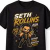 Seth Rollins Visionary Future Wrestling Burn Superstar Graphic Unisex TShirt
