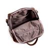 Women's Multi-Functional Backpack Dual-Use Shoulder Bag Soft Leather Travel Bag