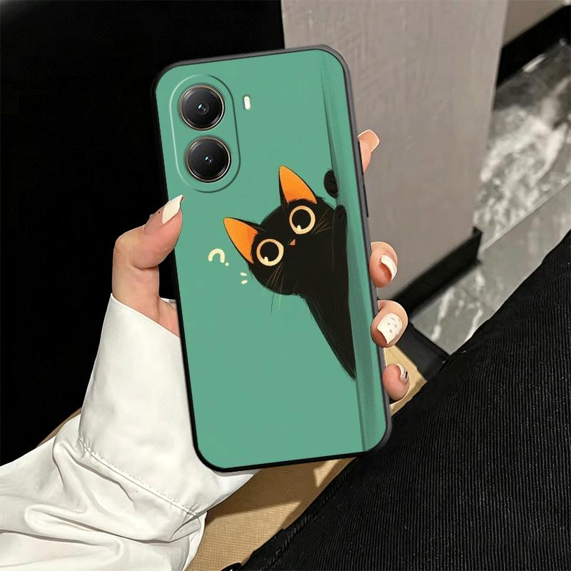 Cat Cute Kitten Cartoon Soft Phone Case for Xiaomi Poco X5 X6 X7 X8 Pro Max X3 F7 F8 Ultra M8 M7 M6 M5 Redmi 15 15C 14C 13C 12C