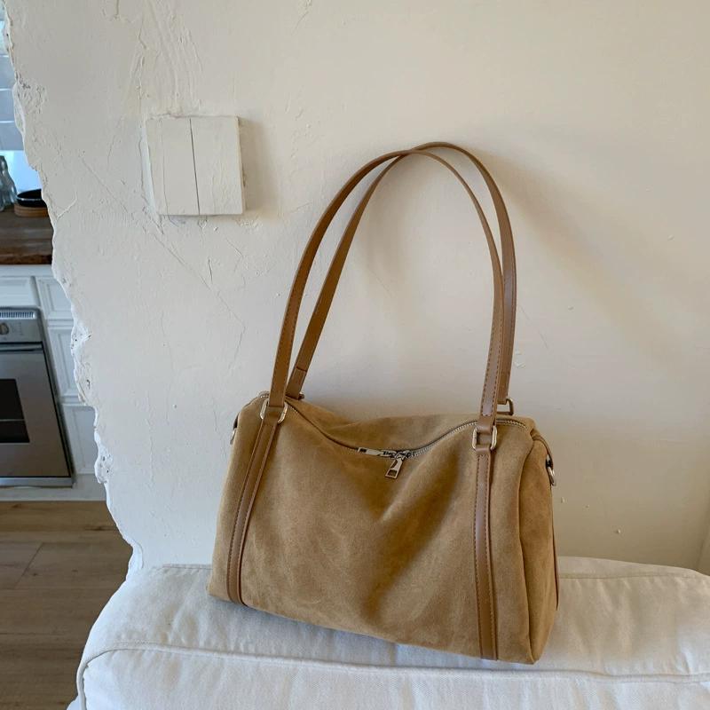 

Fashi Women Vintage Pillow Shoulder Crossbody Bags 2026 New Trendy High Capacity Matte Leather Female Tote Handbags хакі