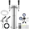 VEVOR Kit Turn Kegerator, Kit Conversie Bere cu Două Robineți