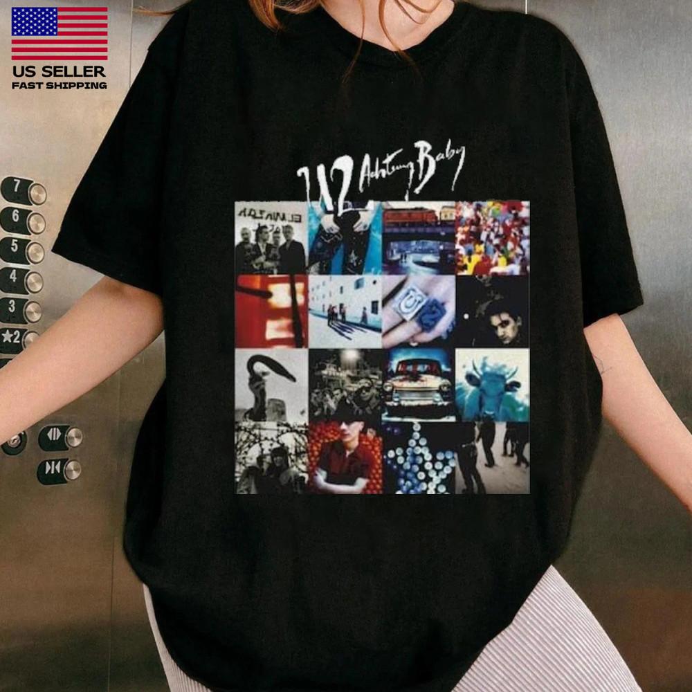 NewU2 Achtung baby Zoo Tv Tour 92 Concert , U2 Band Unisex  VN1695 Unisex T-Shirt XL
