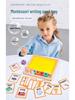 Montessori Sandpaper Letters & Numbers Wooden Educational Toys