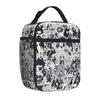 Fundamental Paper Education Doodle Portable Thermal Cooler Bag Cartoon Game Reusable Insulated Lunch Bags New Arrival Food Box