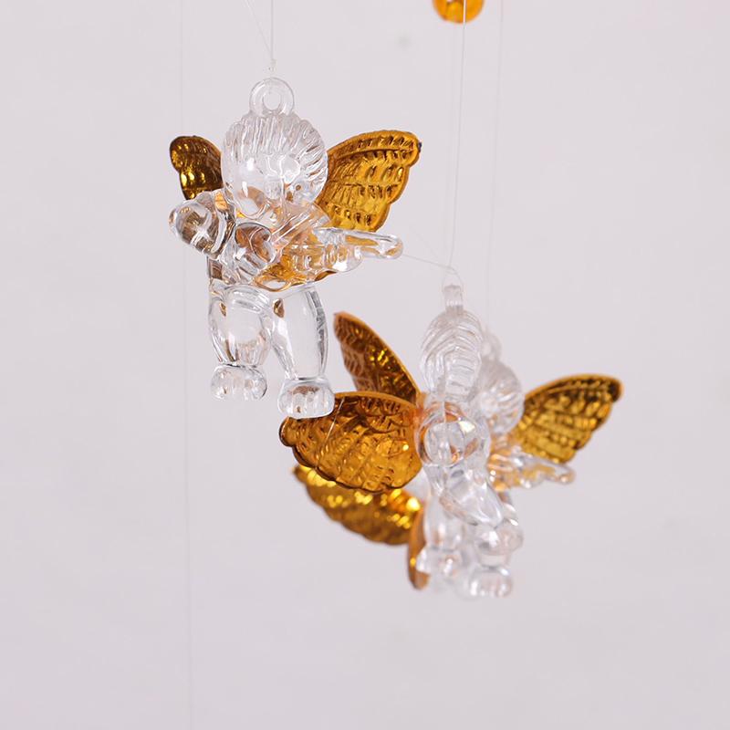 Wind Chimes Yard Gift Good Luck Guardian Angel Metal Bell Hanging Nice Sound